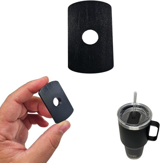 Straw Lid Accessory Compatible with Yeti Tumber Magslider, Cover Straw Lid for 20/30 Oz Tumbler (Black)