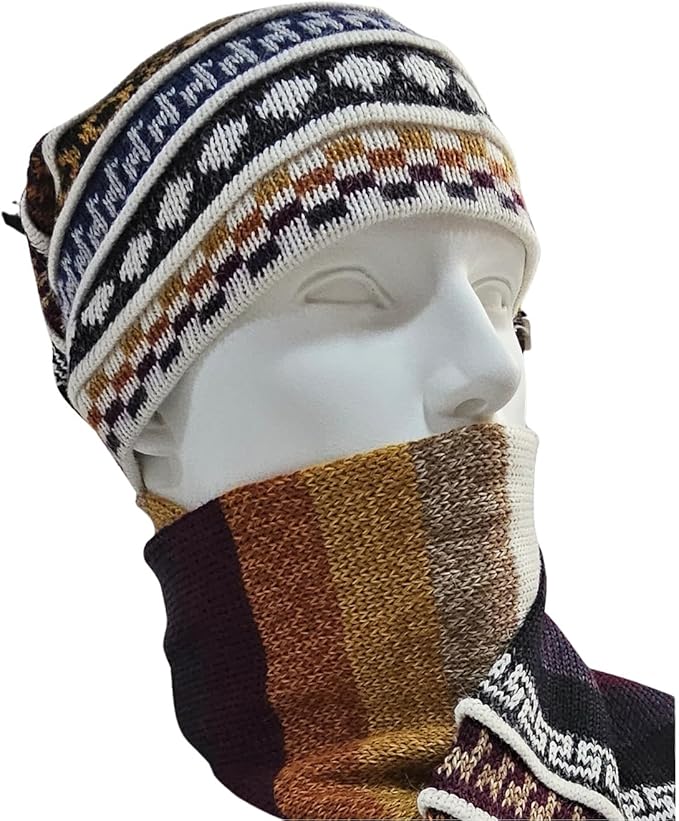 scarf for women - alpaca scarf - winter scarf for women - wool scarf men - scarf and hat, Apaca Peru